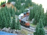 intermodal train entering lake louise siding