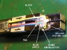 Solder Wires Where Shown, White Wire to Dangling Resistor End, Yellow Spare