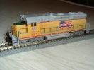 Custom Union Pacific GP35 With Flag